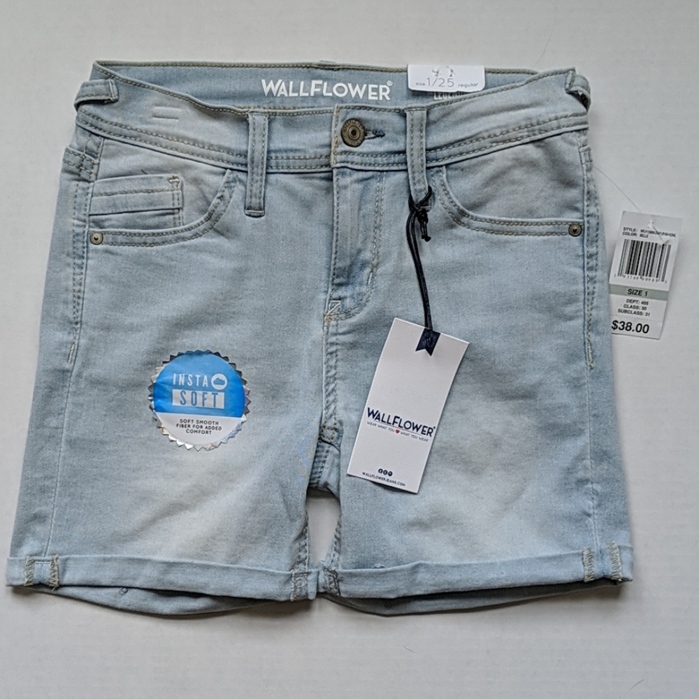 Wallflower The Legendary Fit Midi Jean Shorts